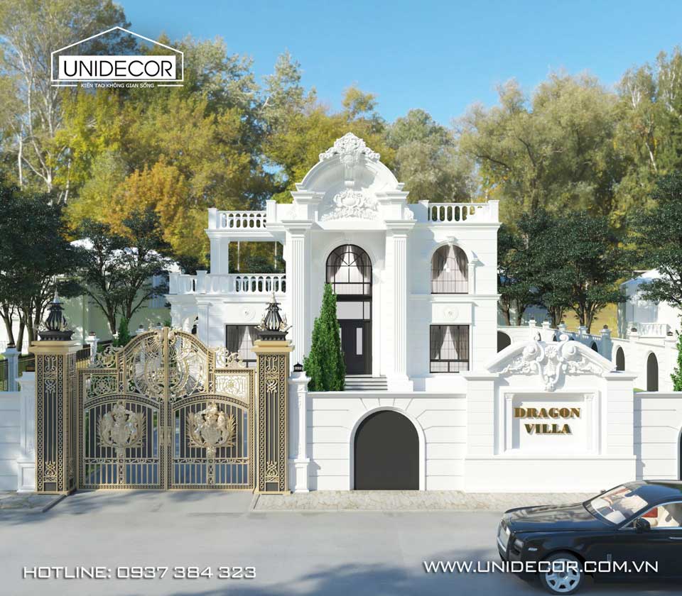 Phối cảnh 3D biệt thự nghỉ dưỡng Dragon Villa