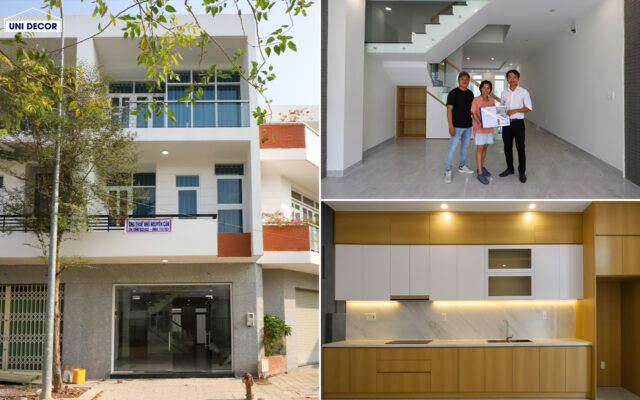Hoàn thiện nhà phố 3 tầng hiện đại tại Nhơn Trạch - Đồng Nai